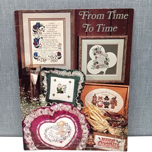 From Time To Time Multiple Holiday Cross Stitch‎ Pattern Book Thanksgiving Xmas+